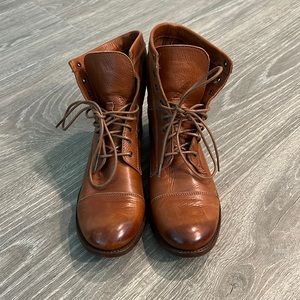 COPY - Frye Erin Lug Leather Combat Boot